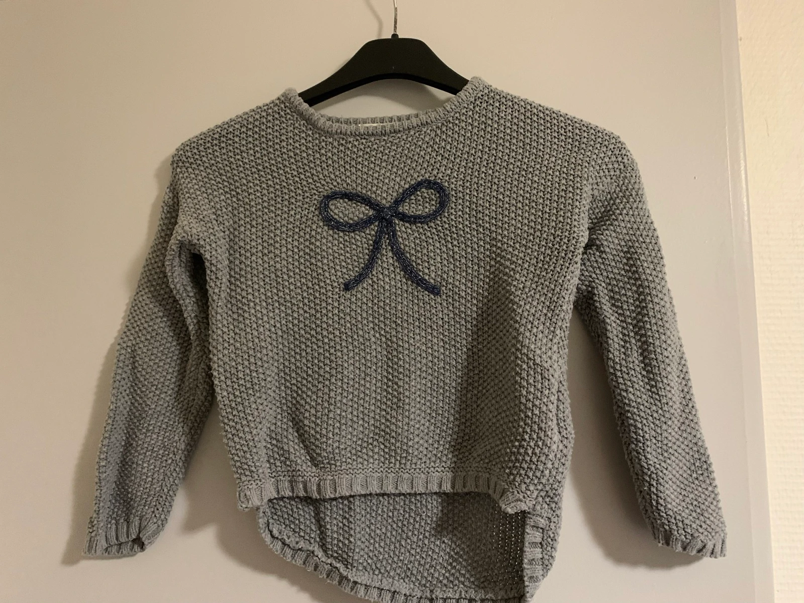 Pull maille gris verbaudet 